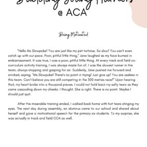 BUDDING YOUNG AUTHORS BOOKLET 1