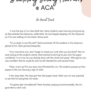 BUDDING YOUNG AUTHORS BOOKLET 5